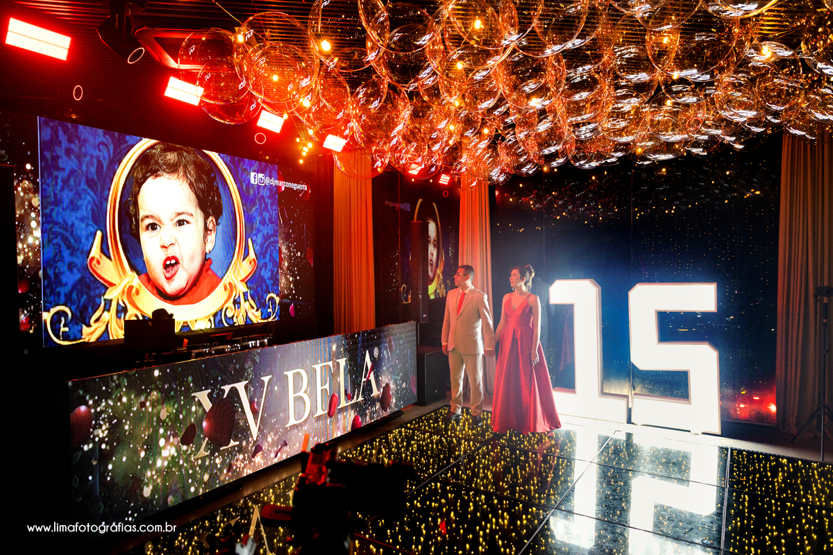 festa de 15 anos, homenagens