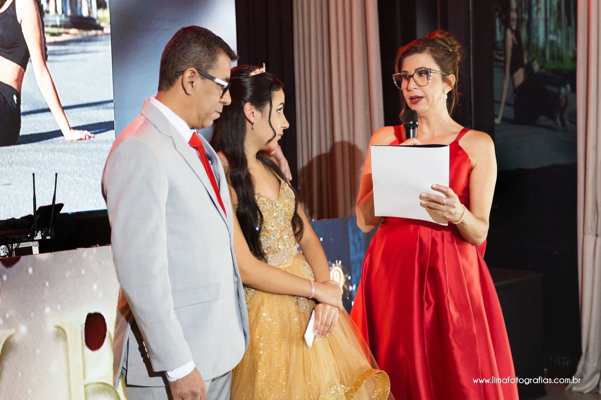 festa de 15 anos, homenagens