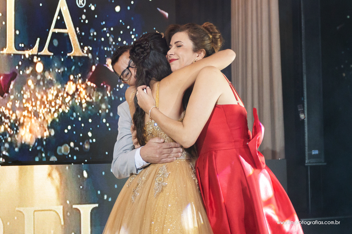 festa de 15 anos, homenagens