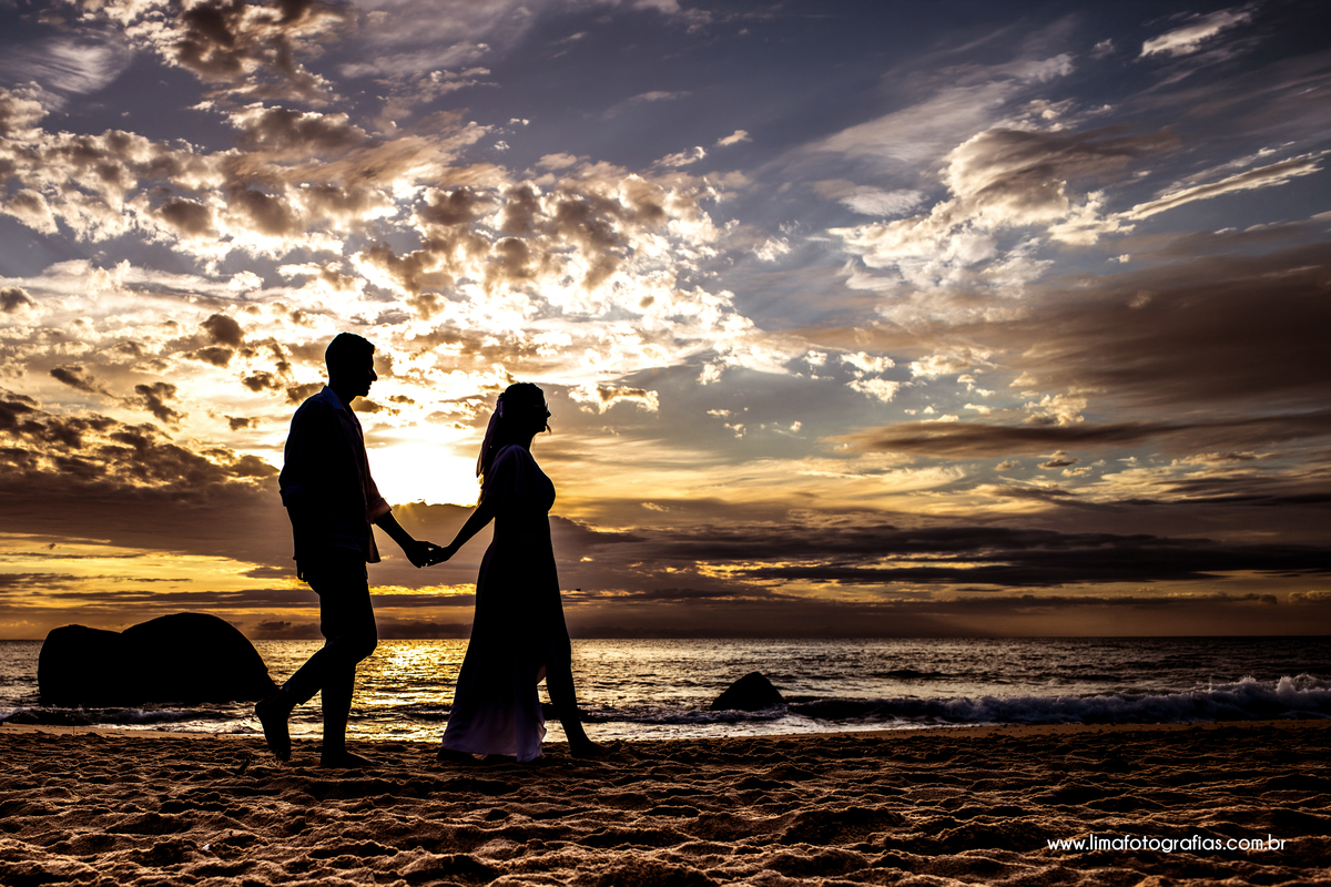 ensaio de casal, nascer do sol Balneário Camboriú