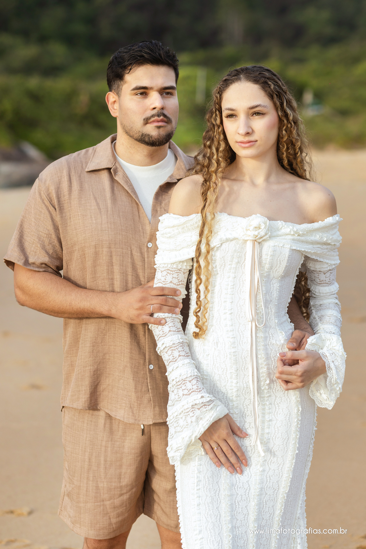 Praia do Estaleirinho, Balneário Camboriú. Ensaio pré casamento Nataly e Dionatas