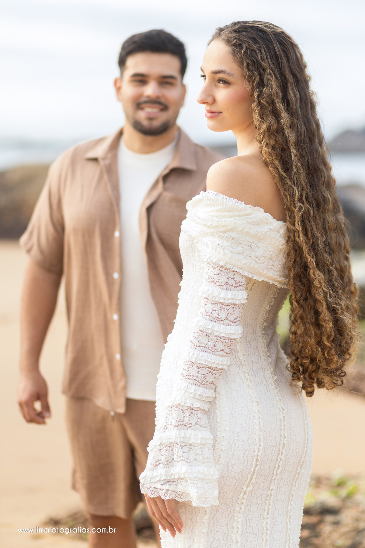 Praia do Estaleirinho, Balneário Camboriú. Ensaio pré casamento Nataly e Dionatas