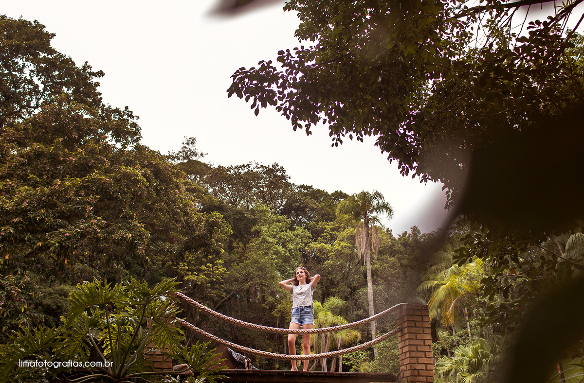 ensaio 15 anos Luana - Cascata do Encanto - Camboriú