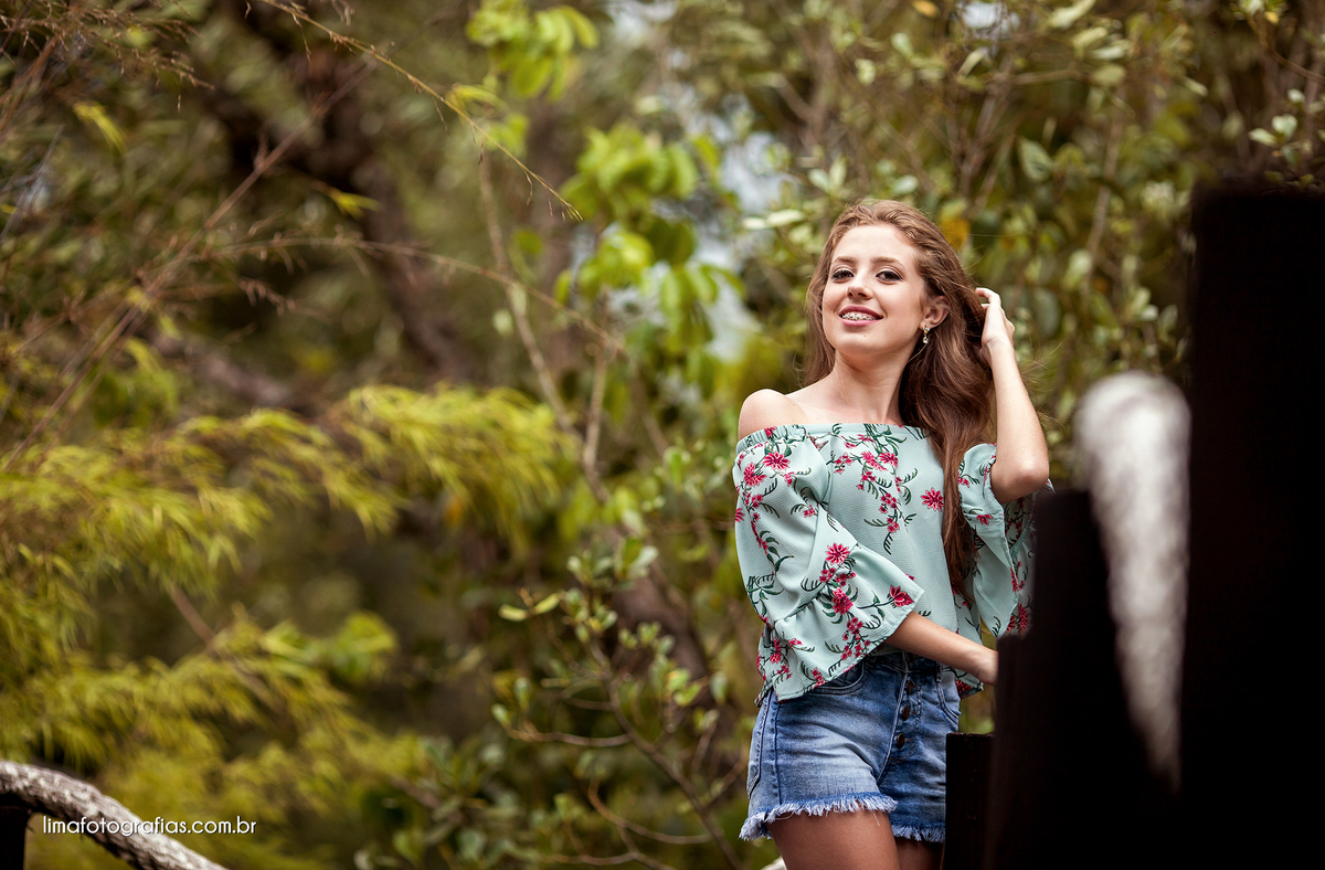 ensaio 15 anos Luana - Cascata do Encanto - Camboriú