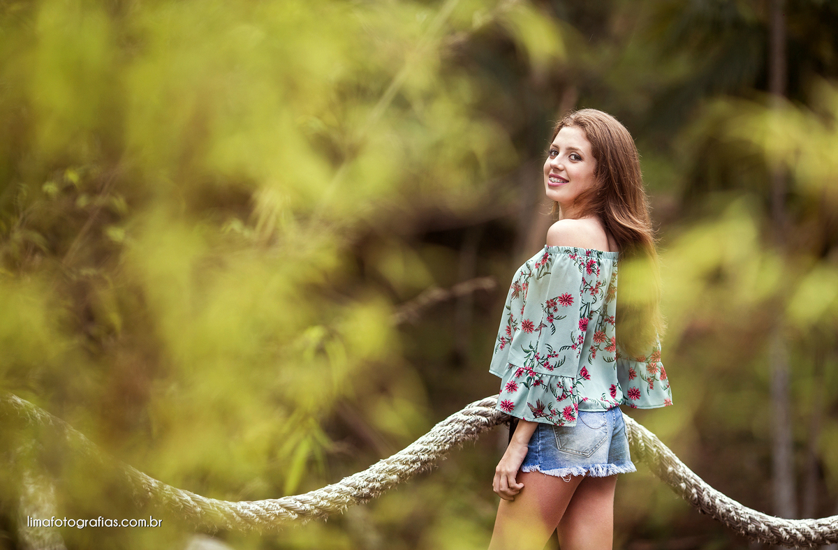 ensaio 15 anos Luana - Cascata do Encanto - Camboriú