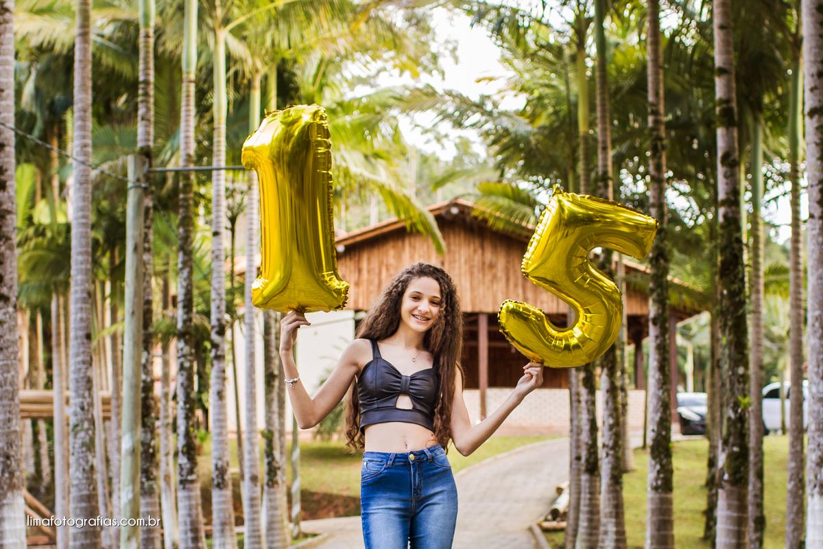 ensaio 15 anos balões