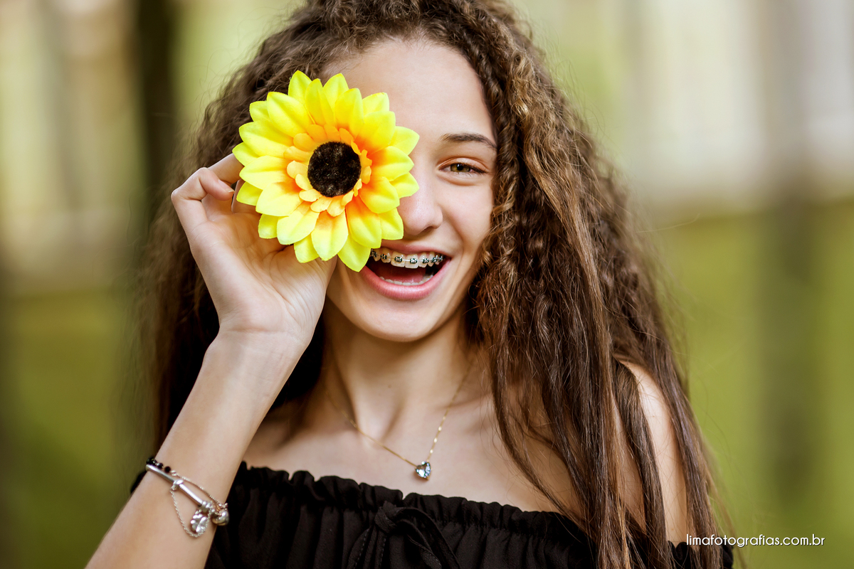 ensaio 15 anos girassol