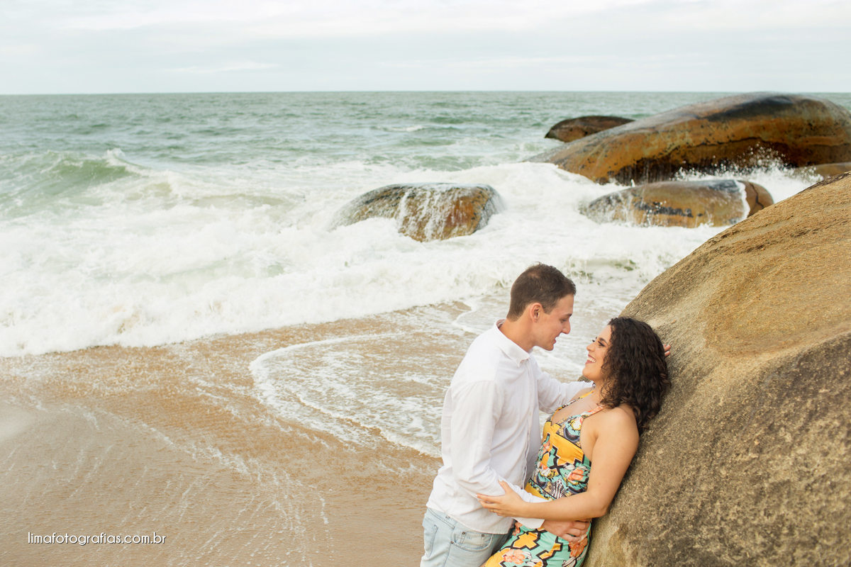 ensaio de casal na praia
