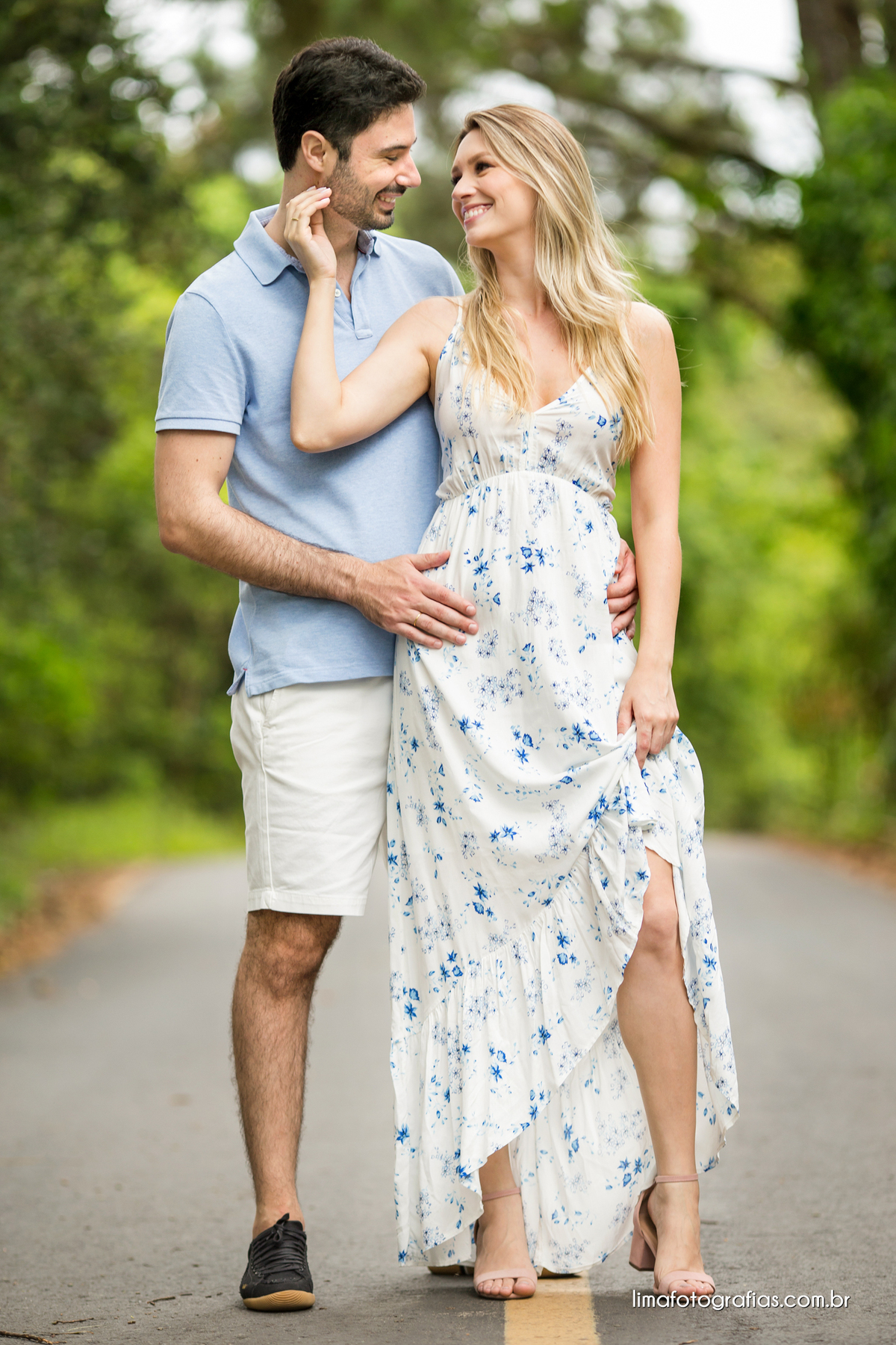 ensaio de casal na praia