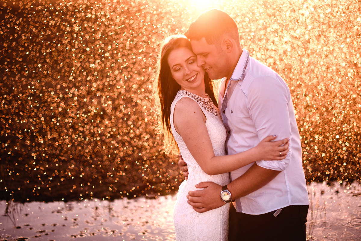 Pré-wedding/retratos/fotodecasal no lago/por do sol