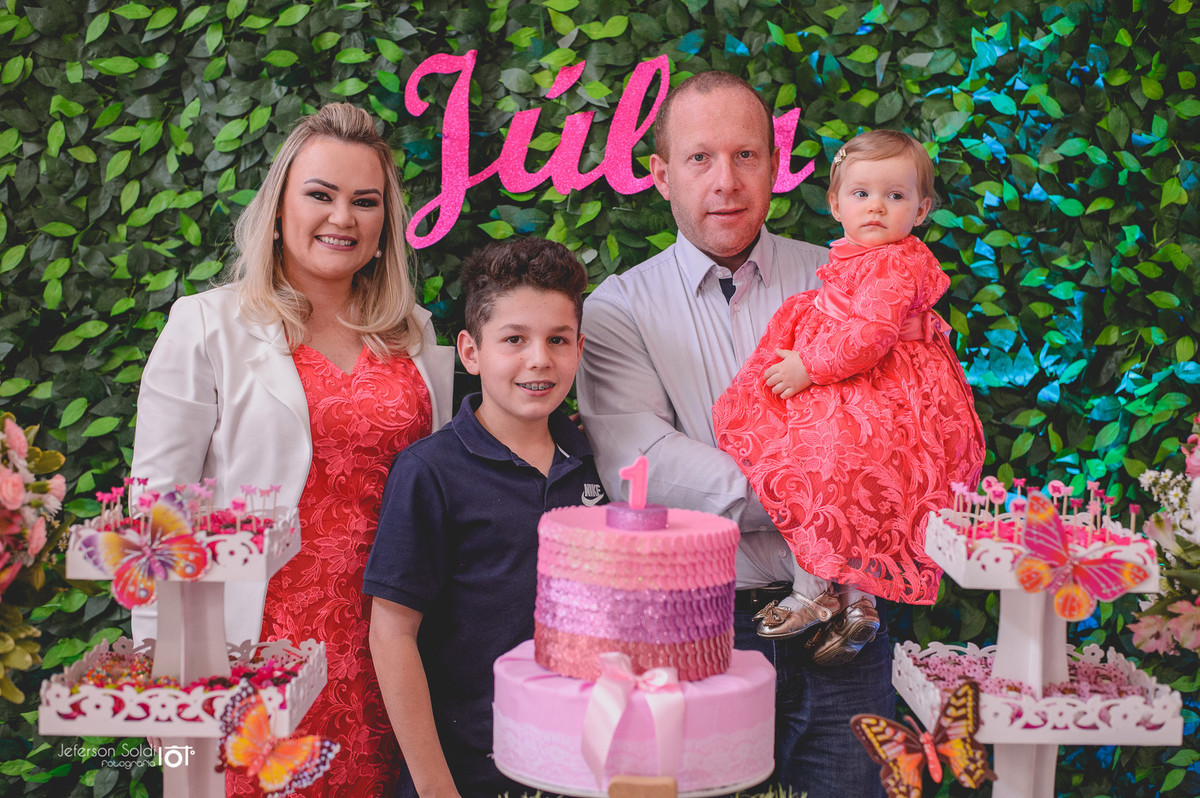 Júlia e sua família