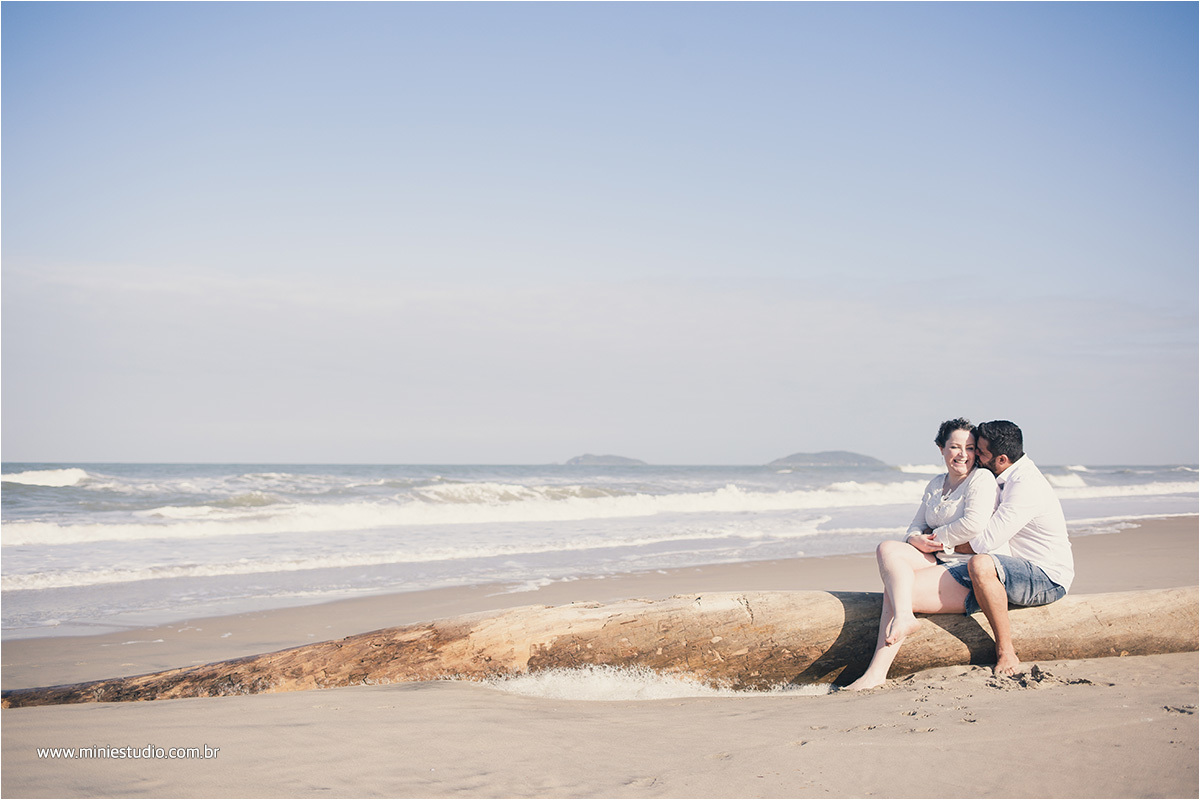 Ensaio fotografico pre-casamento Edvana e Geverson - Praia do Capri