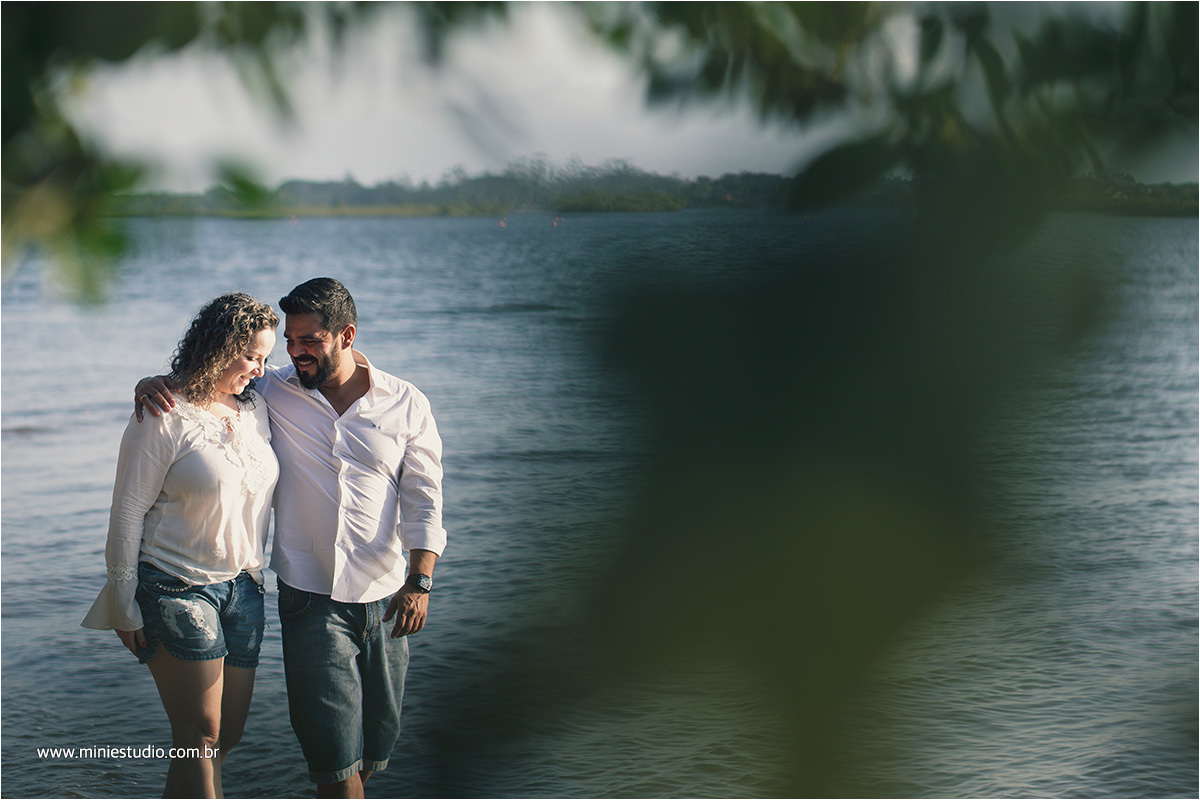Ensaio fotografico pre-casamento Edvana e Geverson - Praia do Capri