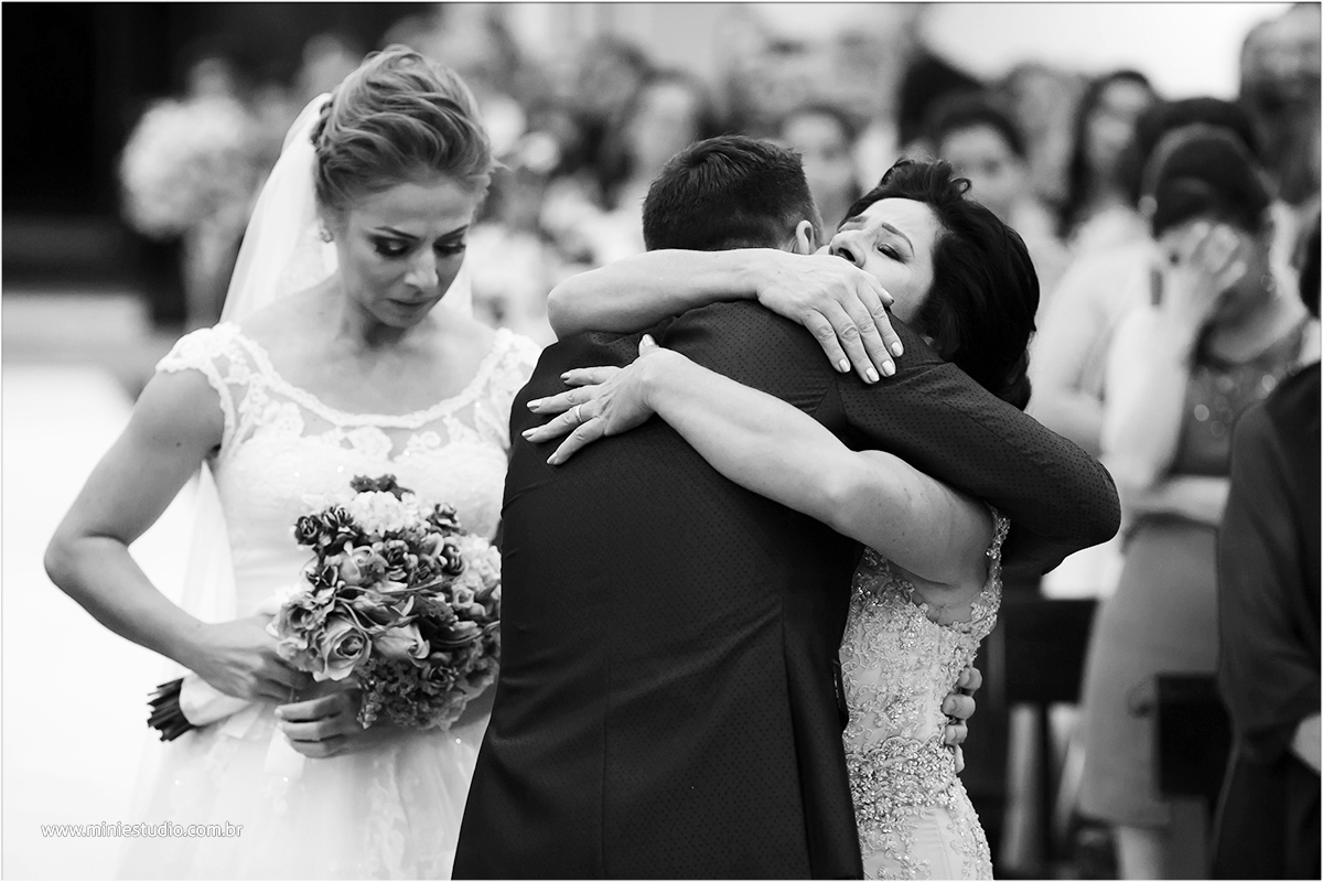emoção do casamento