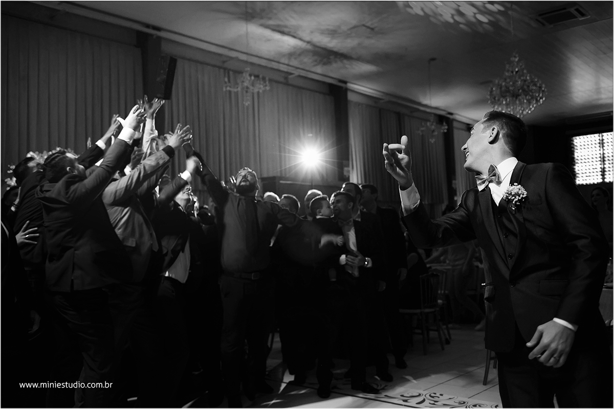 festa com o noivo
