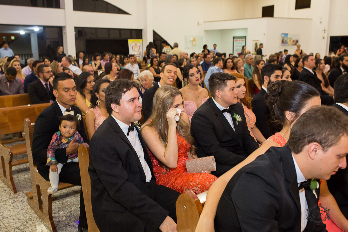 casamento igreja uberlandia madrinha chorando