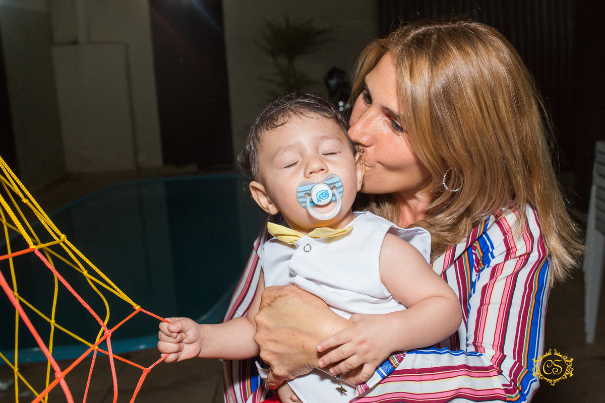 Aniversário 1 ano mickey beijo