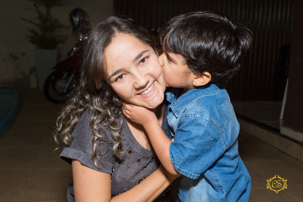 Aniversário 1 ano mickey beijo mamãe