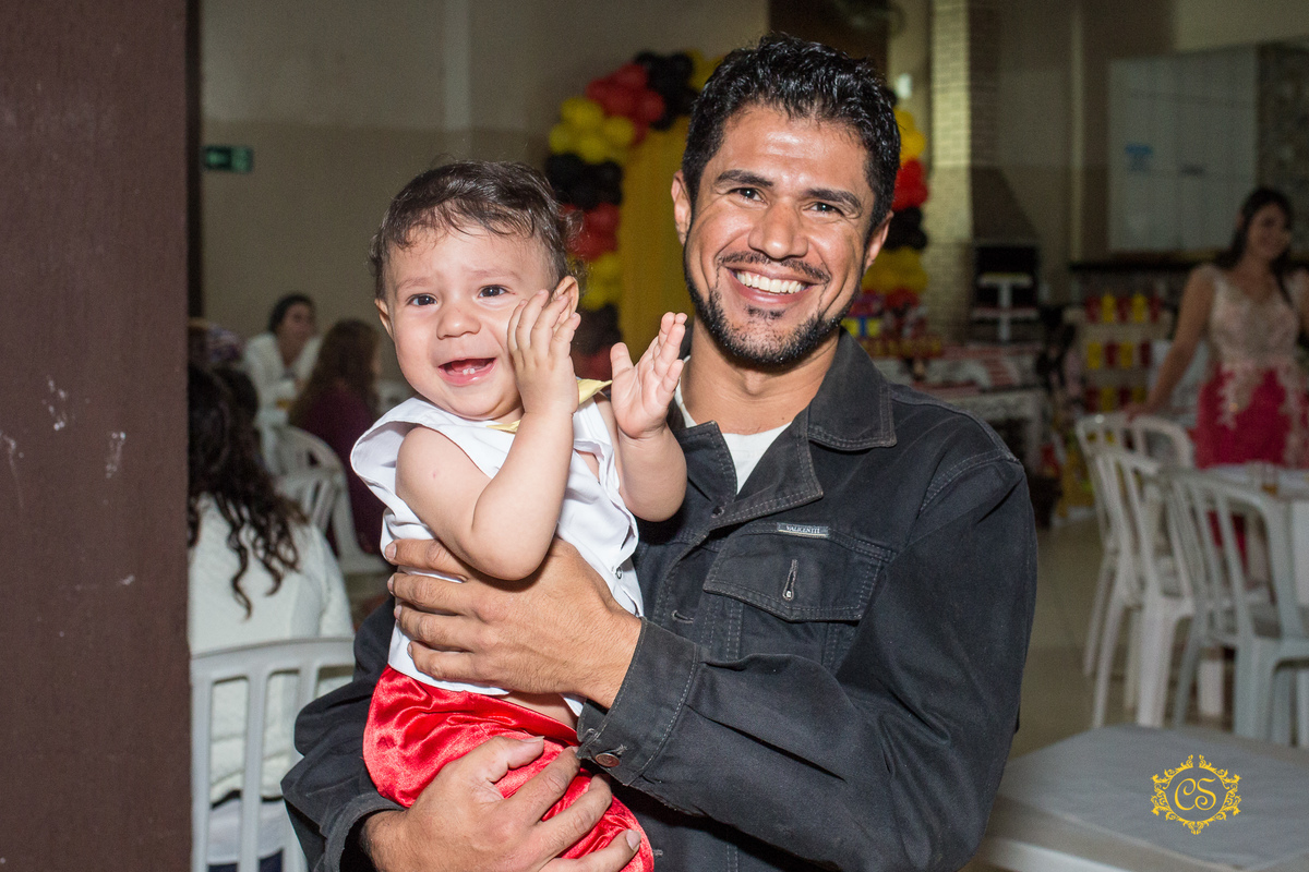 Aniversário 1 ano mickey papai