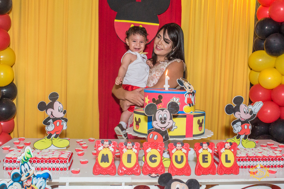 Aniversário 1 ano mickey festa