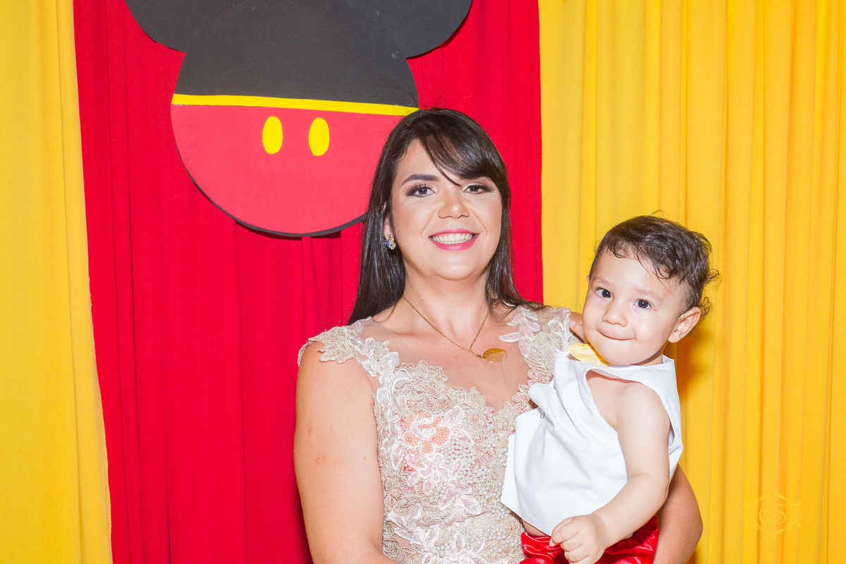 Aniversário 1 ano mickey diversão