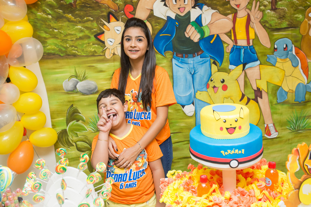 aniversário, uberaba, infantil, criança, pikachu, titia