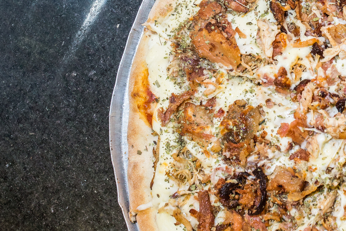 uberaba. pizza, pedaço