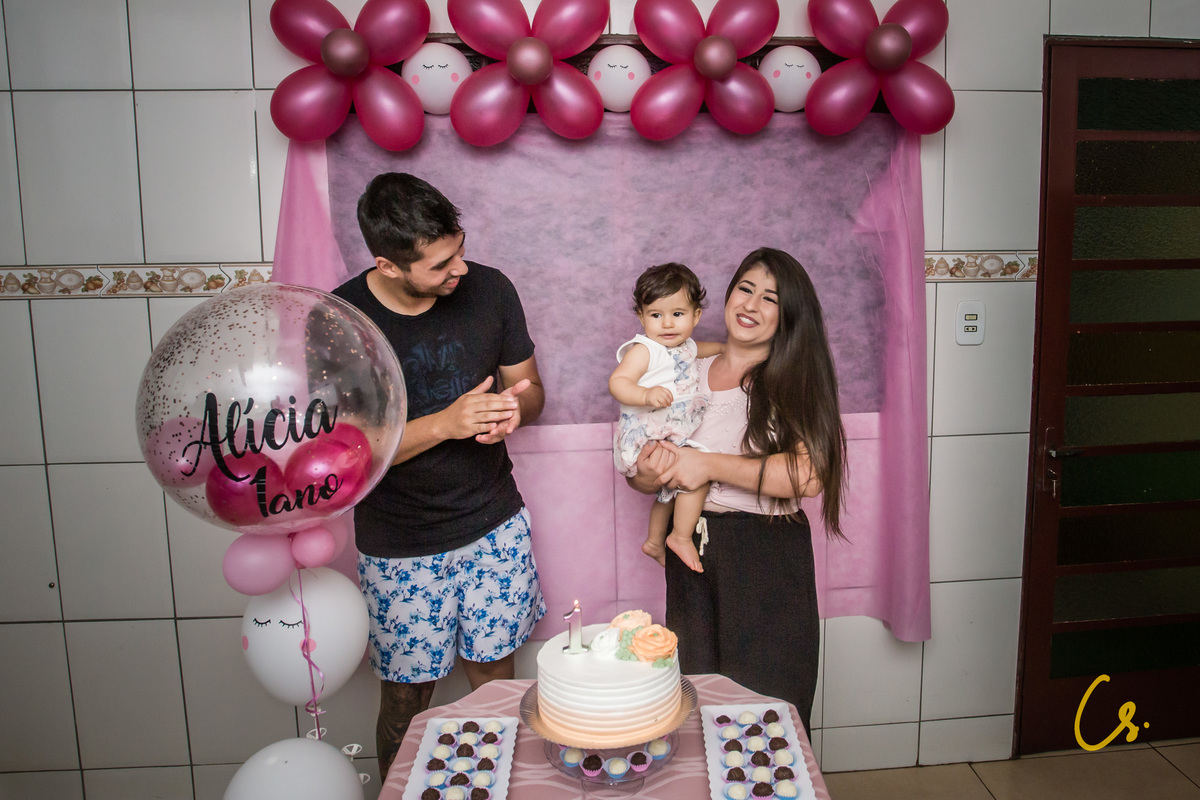 Aniversário infantil, aniversário, festa de 1 ano, 1 ano, aniversário de menina, uberaba, minas gerais, festa em casa, festa residência, pais incríveis, 