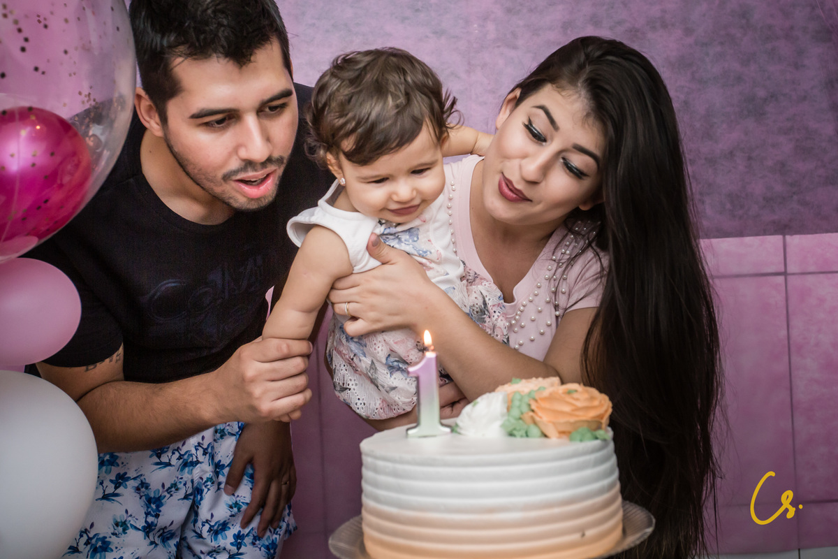 Aniversário infantil, aniversário, festa de 1 ano, 1 ano, aniversário de menina, uberaba, minas gerais, festa em casa, festa residência, pais incríveis, vela