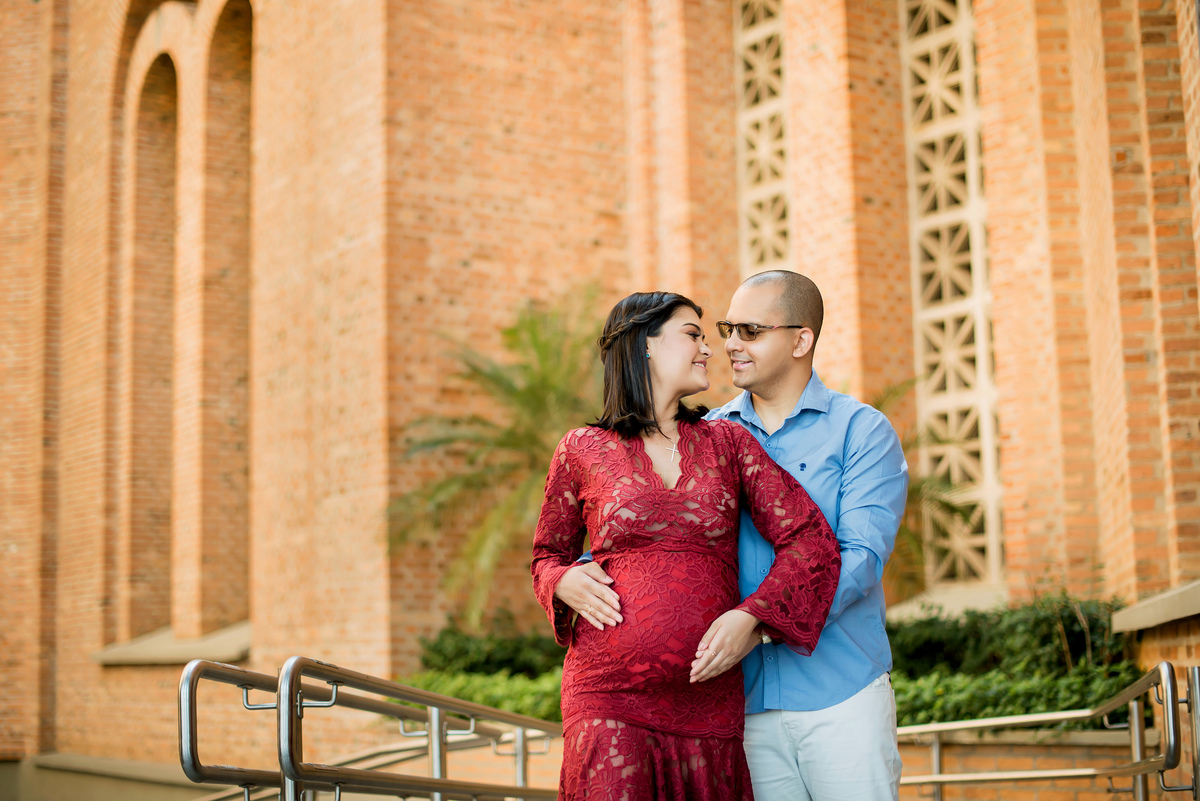 Ensaio Gestante Santuário Nacional de Nossa Senhora Aparecida SP