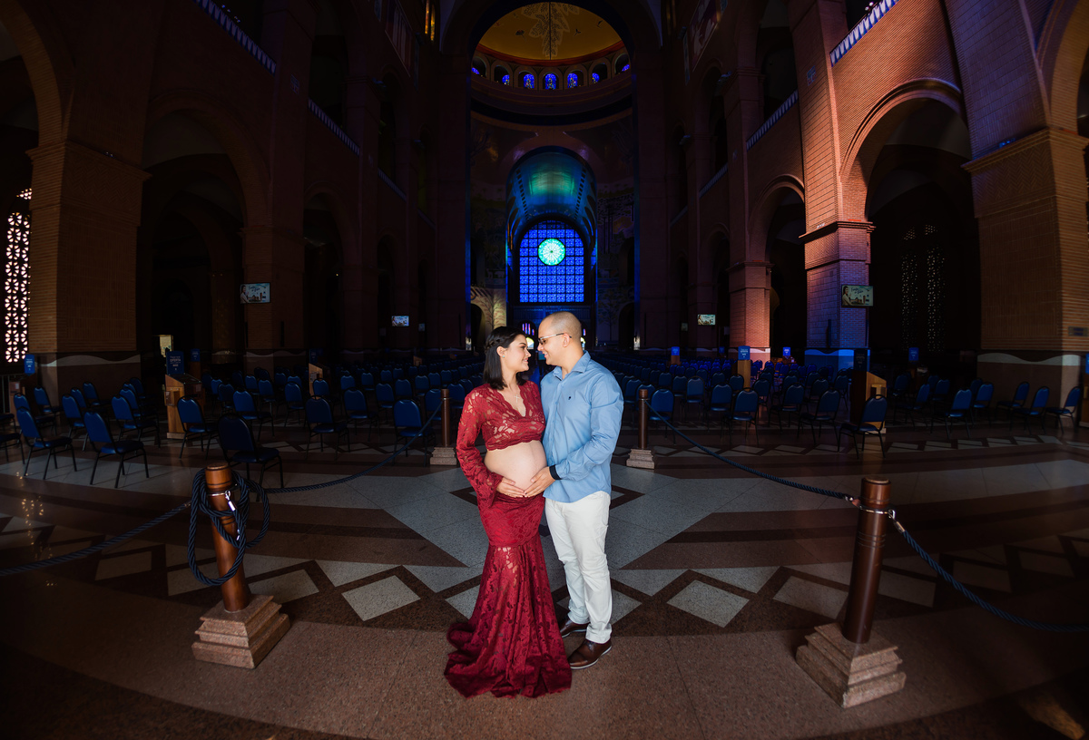 Ensaio Gestante Santuário Nacional de Nossa Senhora Aparecida SP