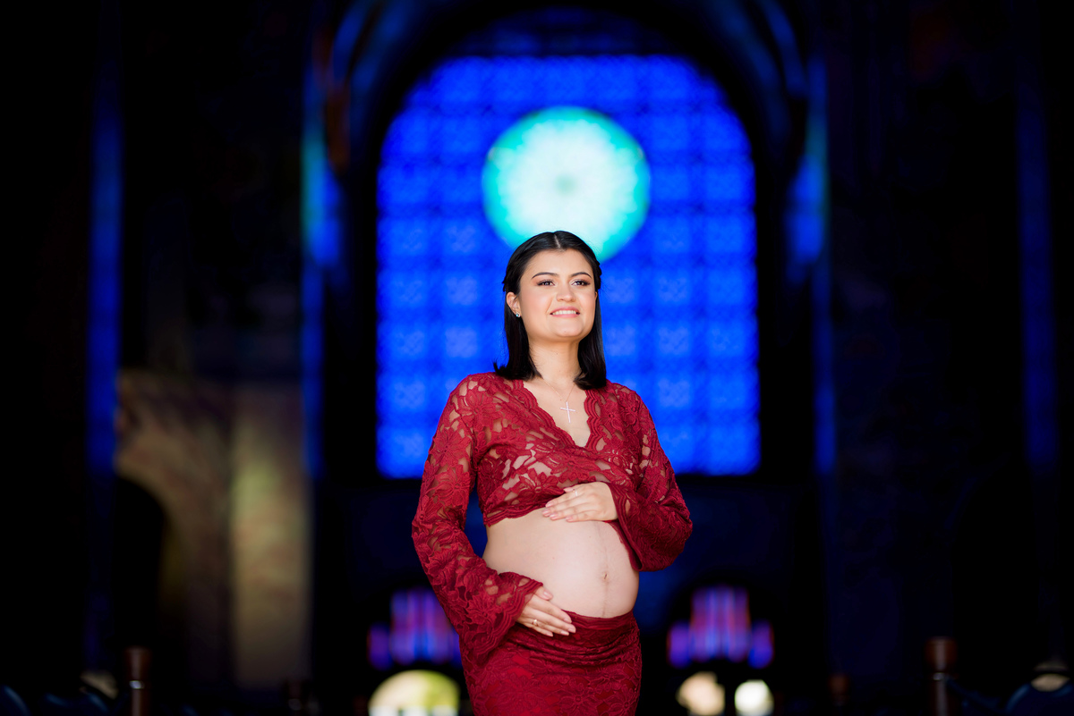 Ensaio Gestante Santuário Nacional de Nossa Senhora Aparecida SP