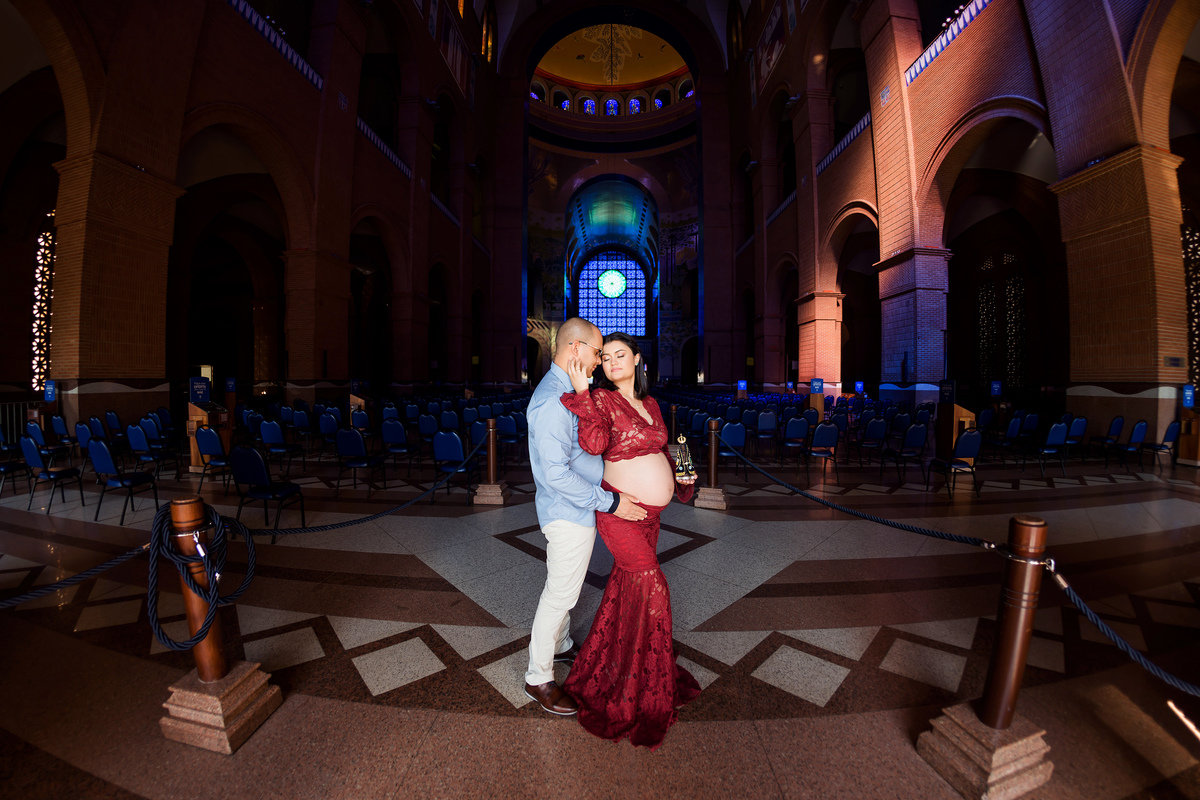 Ensaio Gestante Santuário Nacional de Nossa Senhora Aparecida SP