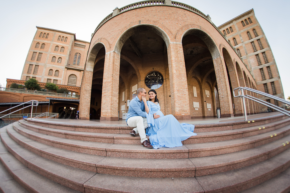 Ensaio Gestante Santuário Nacional de Nossa Senhora Aparecida SP