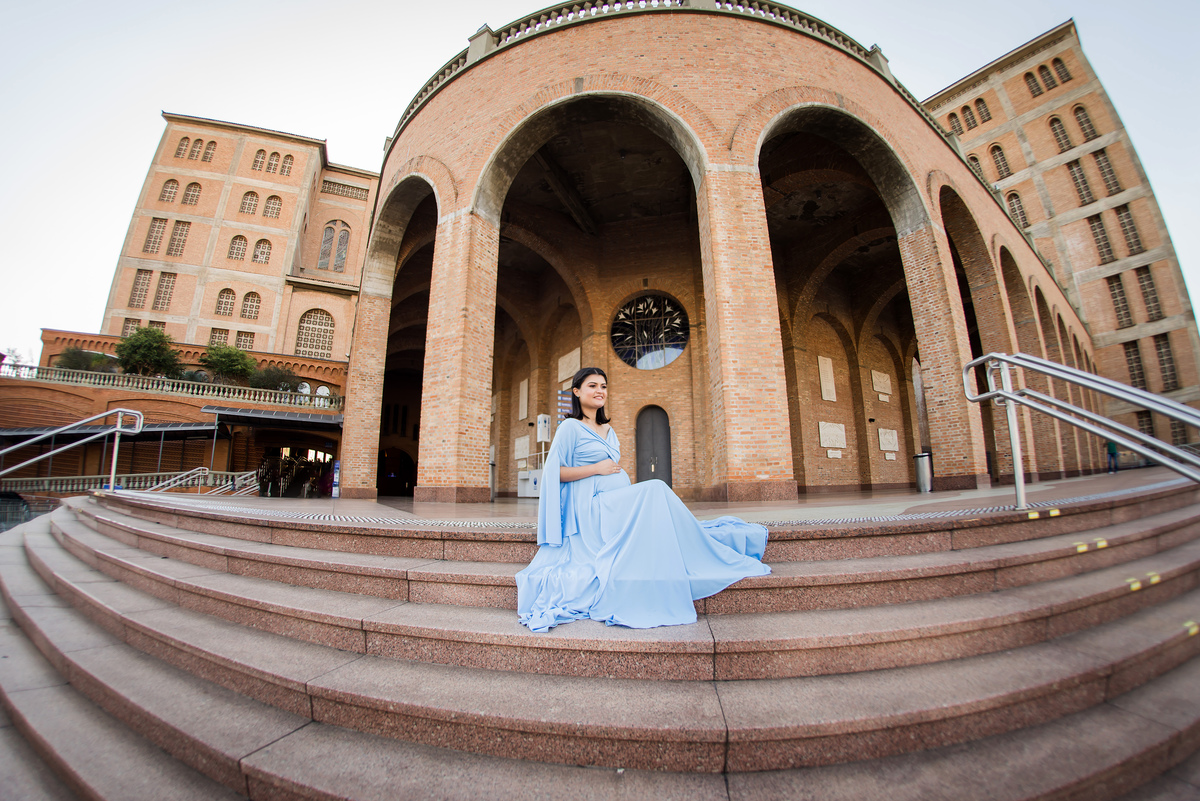 Ensaio Gestante Santuário Nacional de Nossa Senhora Aparecida SP