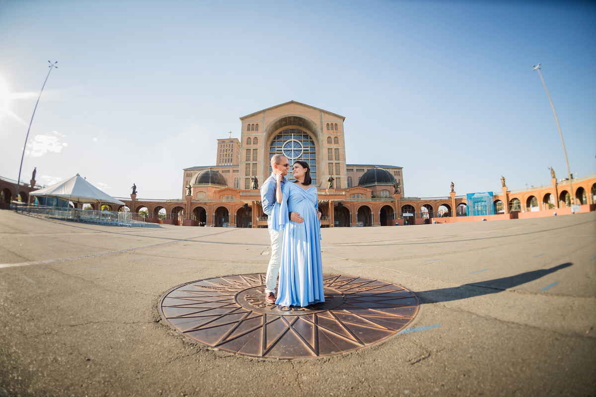 Ensaio Gestante Santuário Nacional de Nossa Senhora Aparecida SP