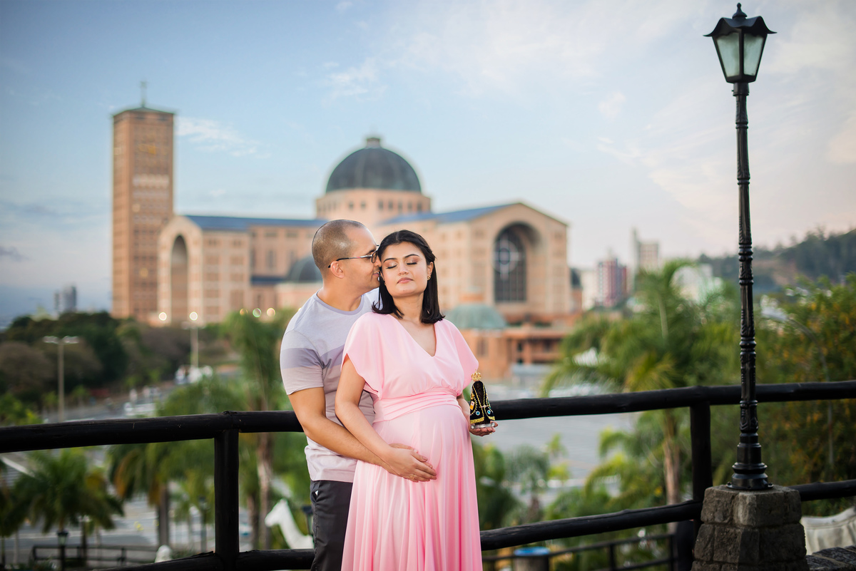Ensaio Gestante Santuário Nacional de Nossa Senhora Aparecida SP