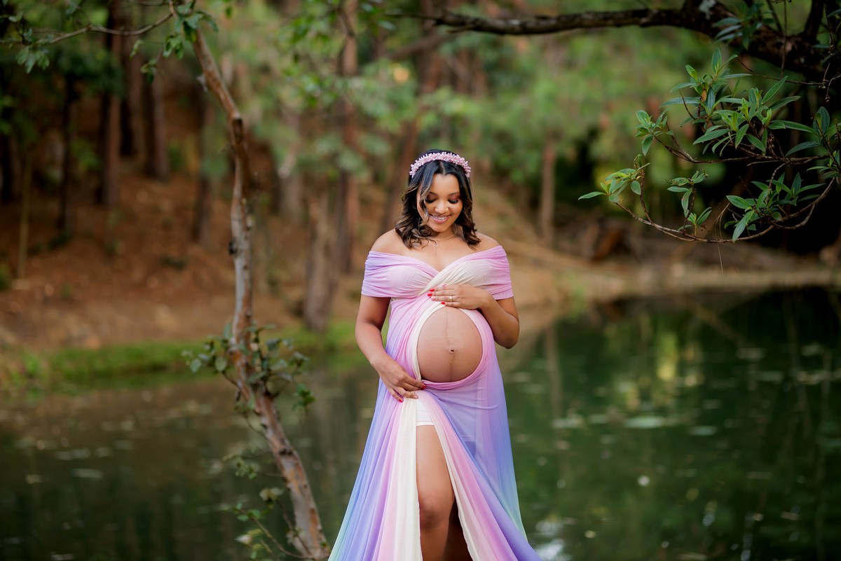 Ensaio Gestante Pousada Vale das Orquídeas Lavrinhas SP