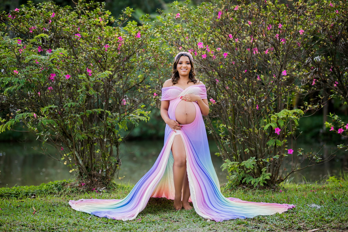 Ensaio Gestante Pousada Vale das Orquídeas Lavrinhas SP