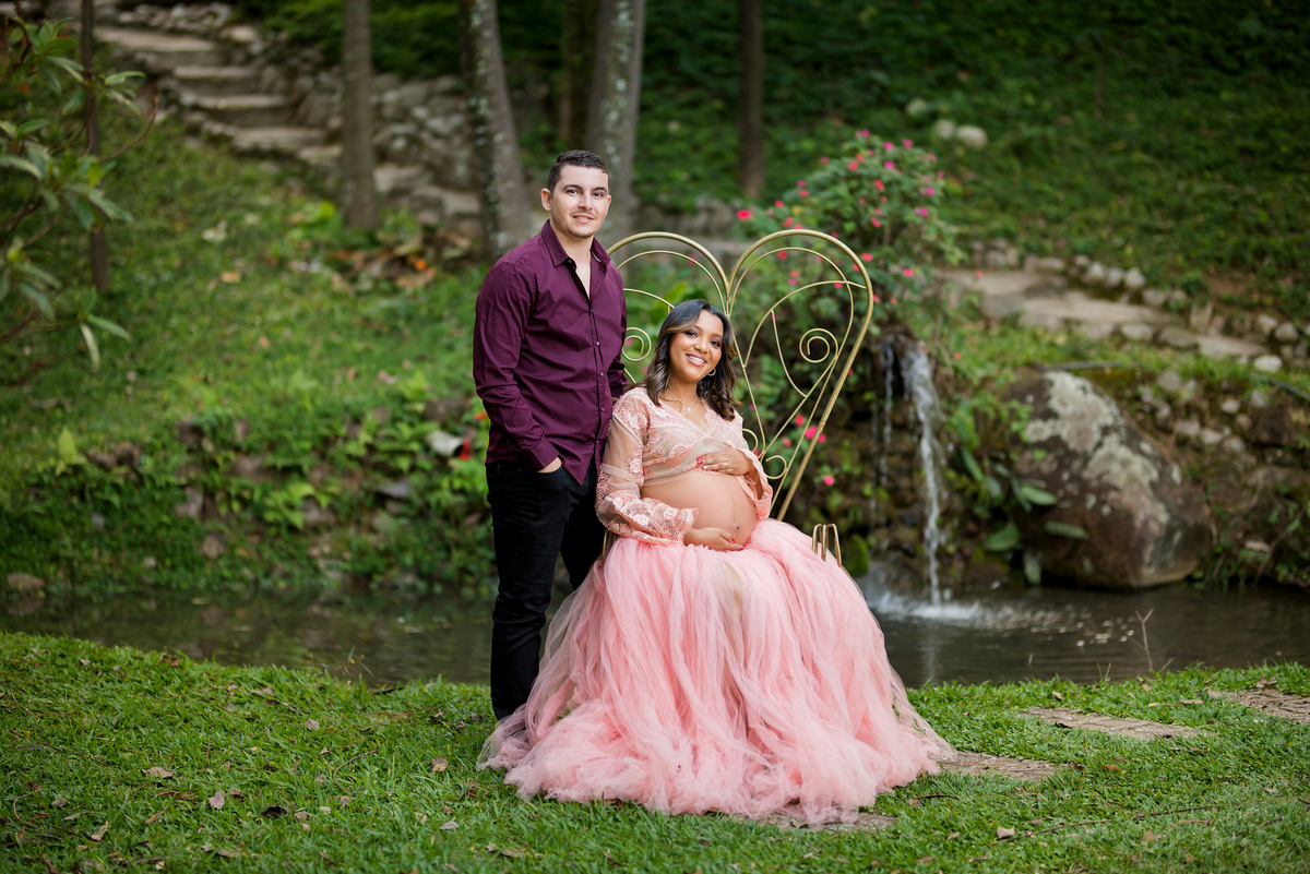 Ensaio Gestante Pousada Vale das Orquídeas Lavrinhas SP