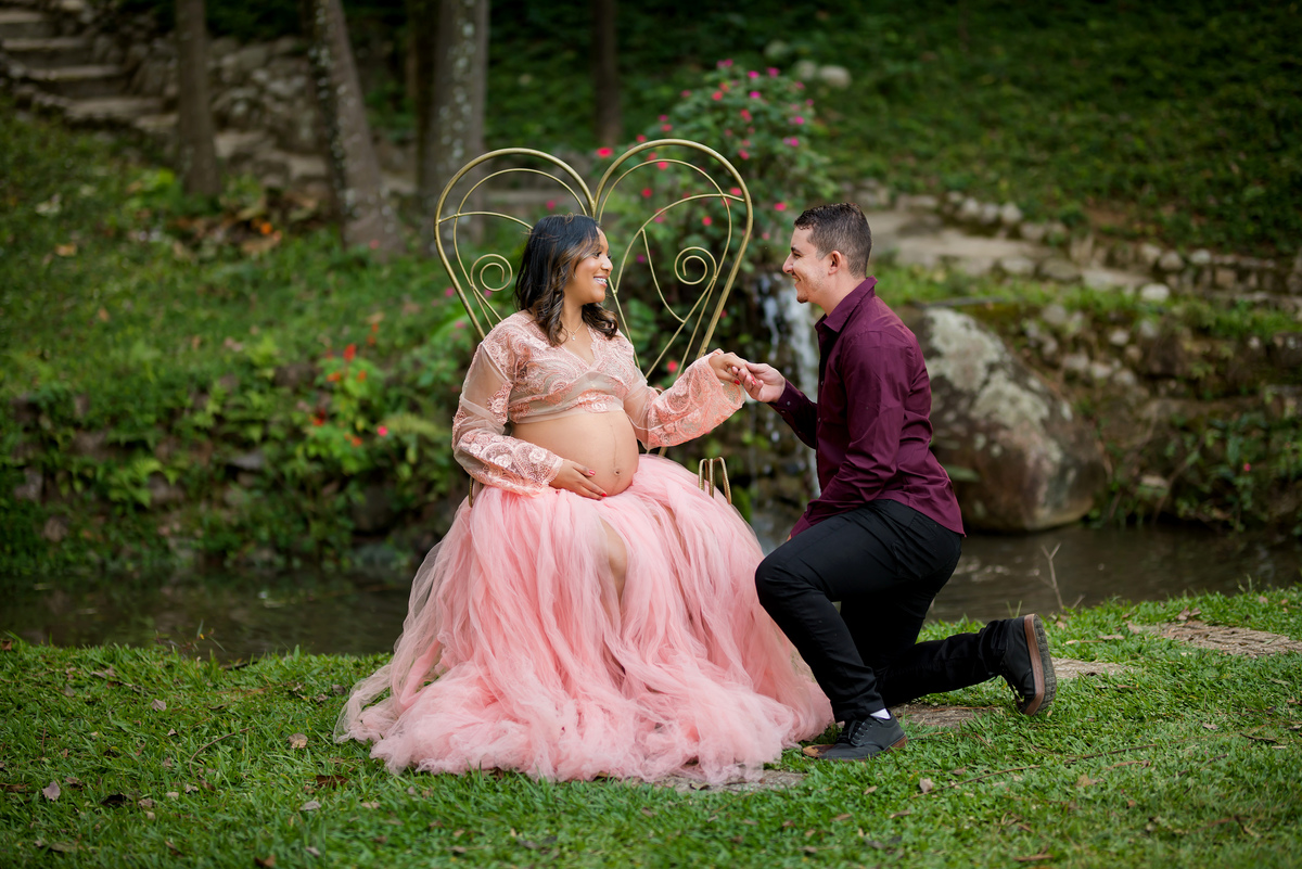 Ensaio Gestante Pousada Vale das Orquídeas Lavrinhas SP