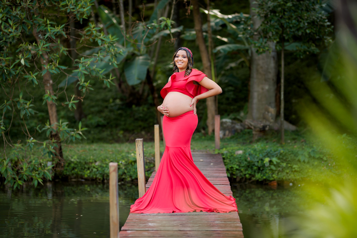 Ensaio Gestante Pousada Vale das Orquídeas Lavrinhas SP