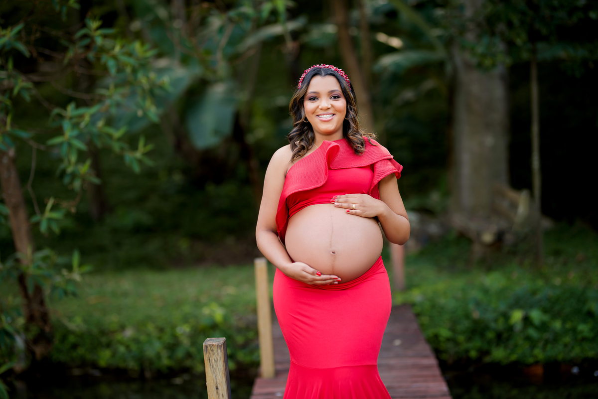 Ensaio Gestante Pousada Vale das Orquídeas Lavrinhas SP