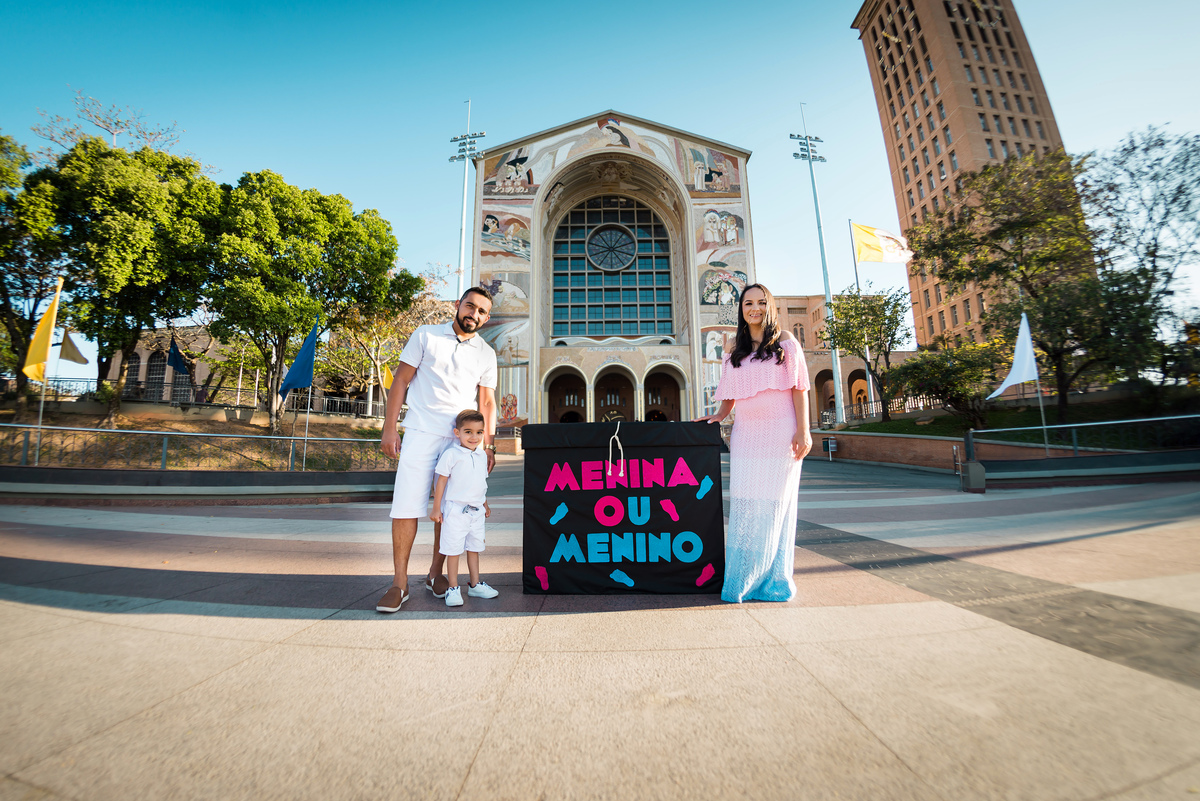 Ensaio Gestante Santuário Nacional Aparecida SP