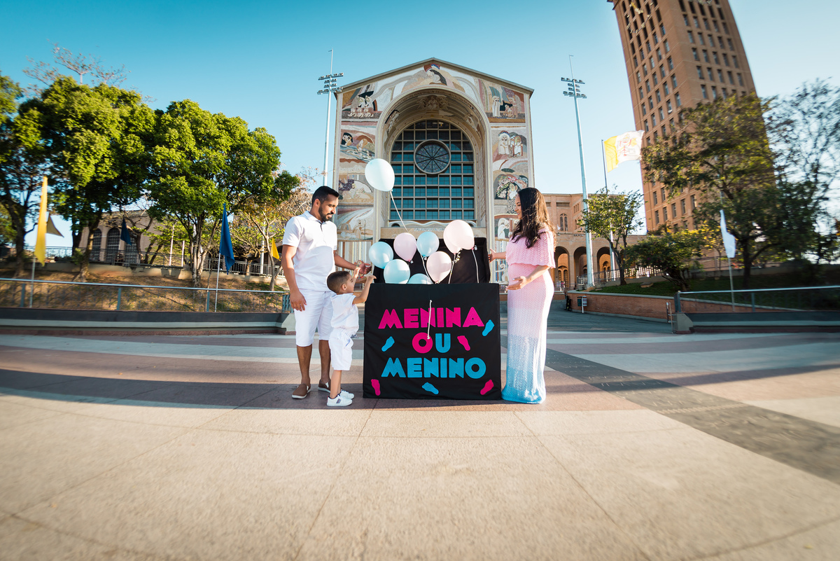 Ensaio Gestante Santuário Nacional Aparecida SP