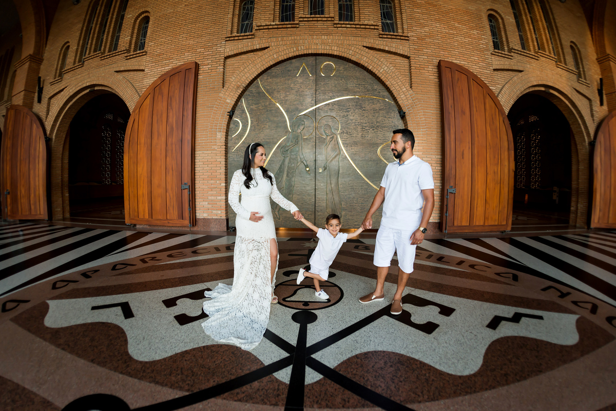 Ensaio Gestante Santuário Nacional Aparecida SP