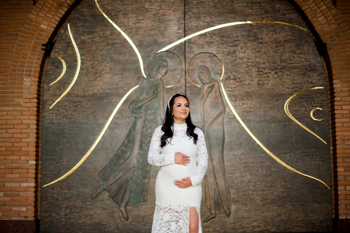 Ensaio Gestante Santuário Nacional Aparecida SP