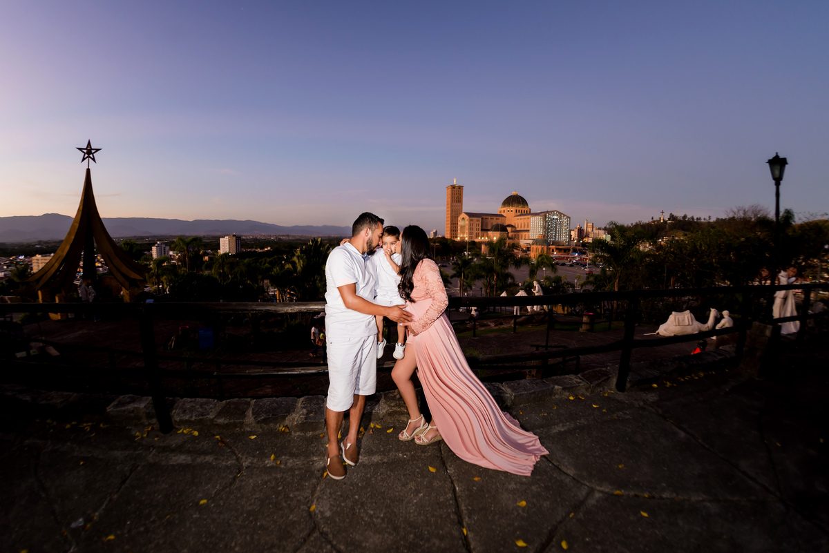 Ensaio Gestante Santuário Nacional Aparecida SP