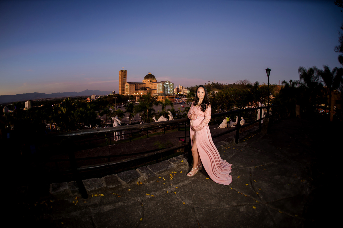 Ensaio Gestante Santuário Nacional Aparecida SP