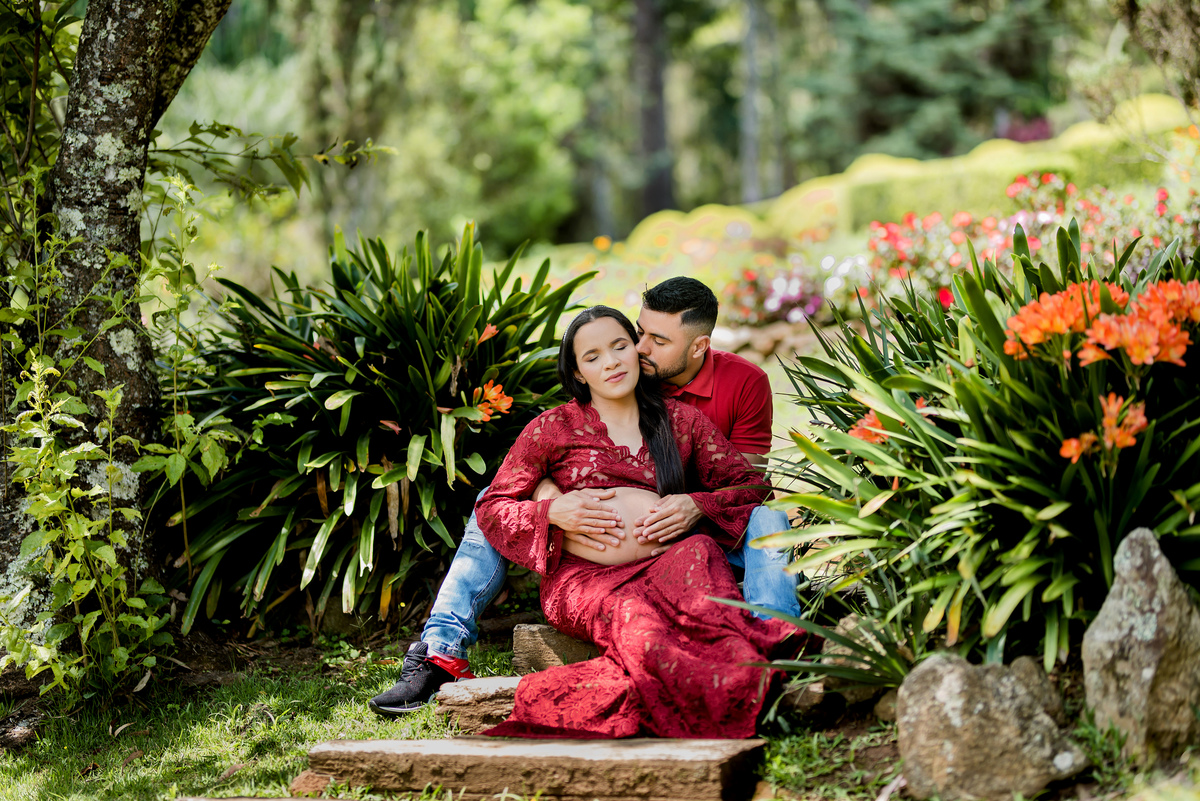 Ensaio Gestante Jardim dos Pinhais Ecco Parque Santo António do Pinhal  SP